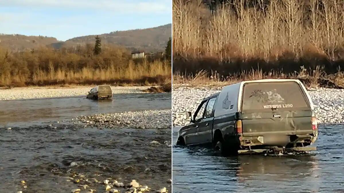 Fuoristrada bloccato nel Piave: soccorso un giovane ragazzo con i suoi due amici - 