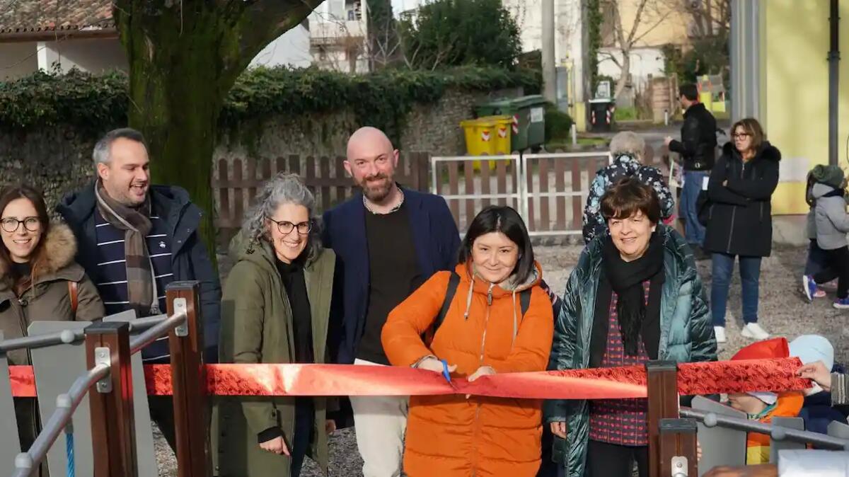 Casarsa: inaugurato il nuovo spazio giochi alla Scuola dell'Infanzia Sacro Cuore - 