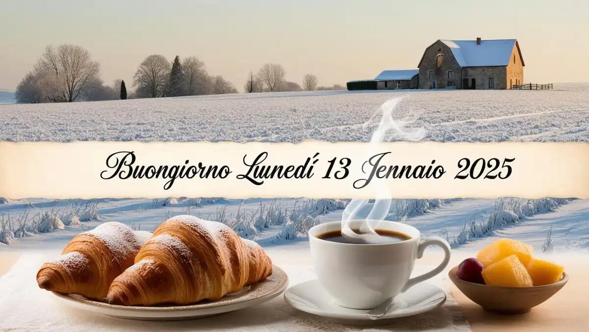 Immagini e frasi di Buongiorno per oggi Lunedì 13 Gennaio 2025: quali condividere - 