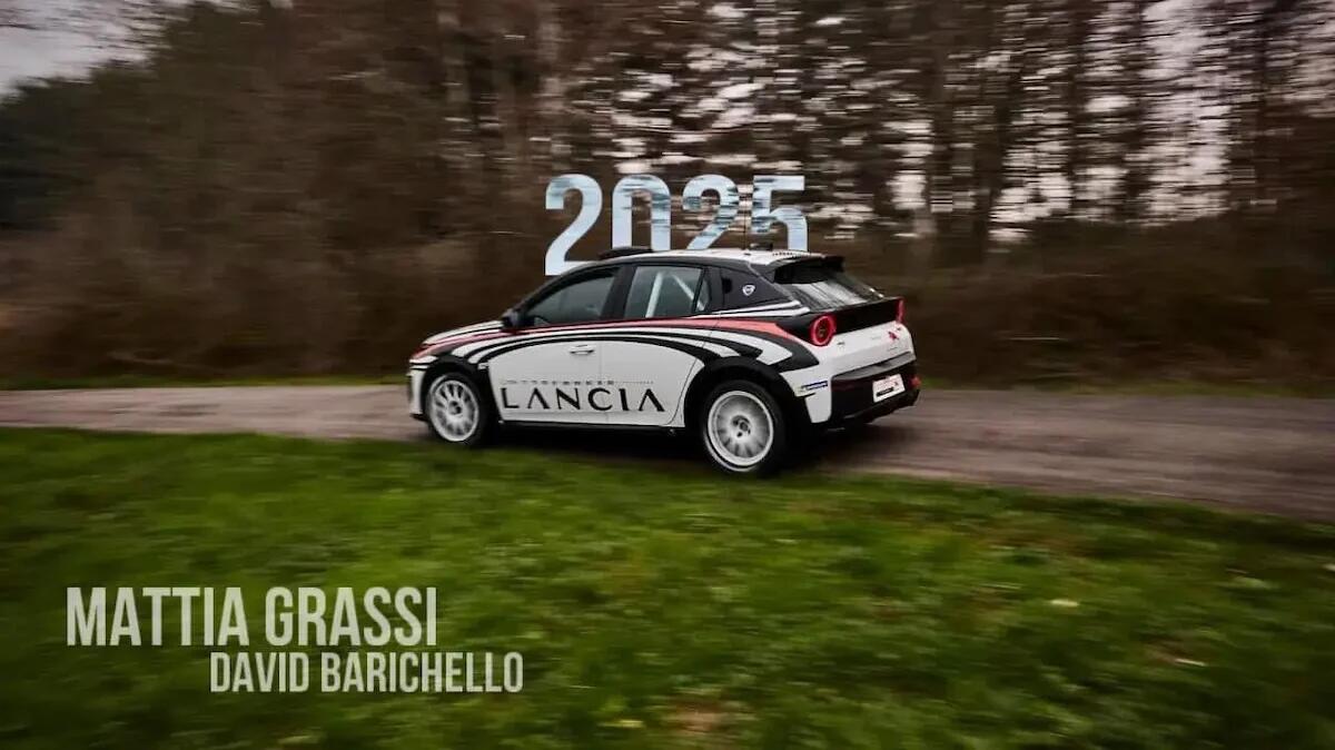 Mattia Grassi debutta nel Trofeo Lancia 2025 - 