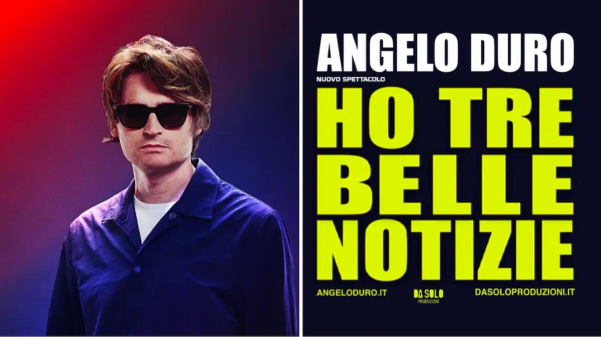 "Belle notizie" per Udine: il politicamente scorretto Angelo Duro raddoppia con una nuova data teatrale - 