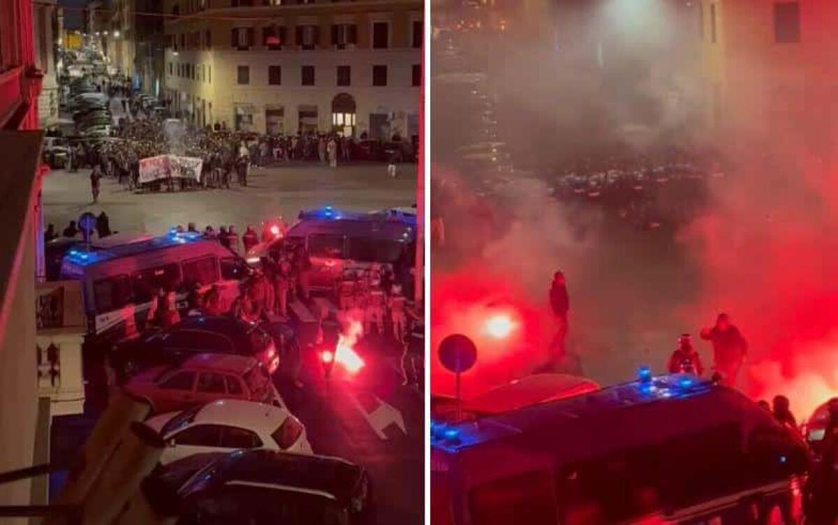 Scontri a Roma: 8 agenti feriti durante corteo per Ramy - 