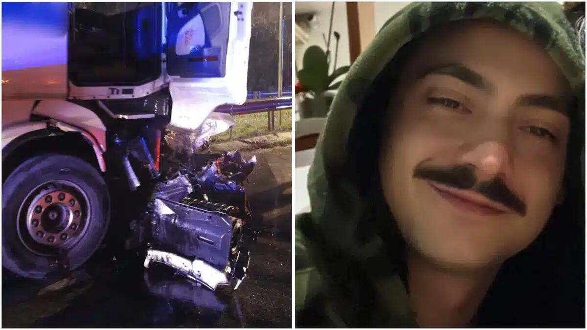 Schianto mortale tra un’auto e un camion: Niccolò muore a 25 anni, stava per diventare padre - 