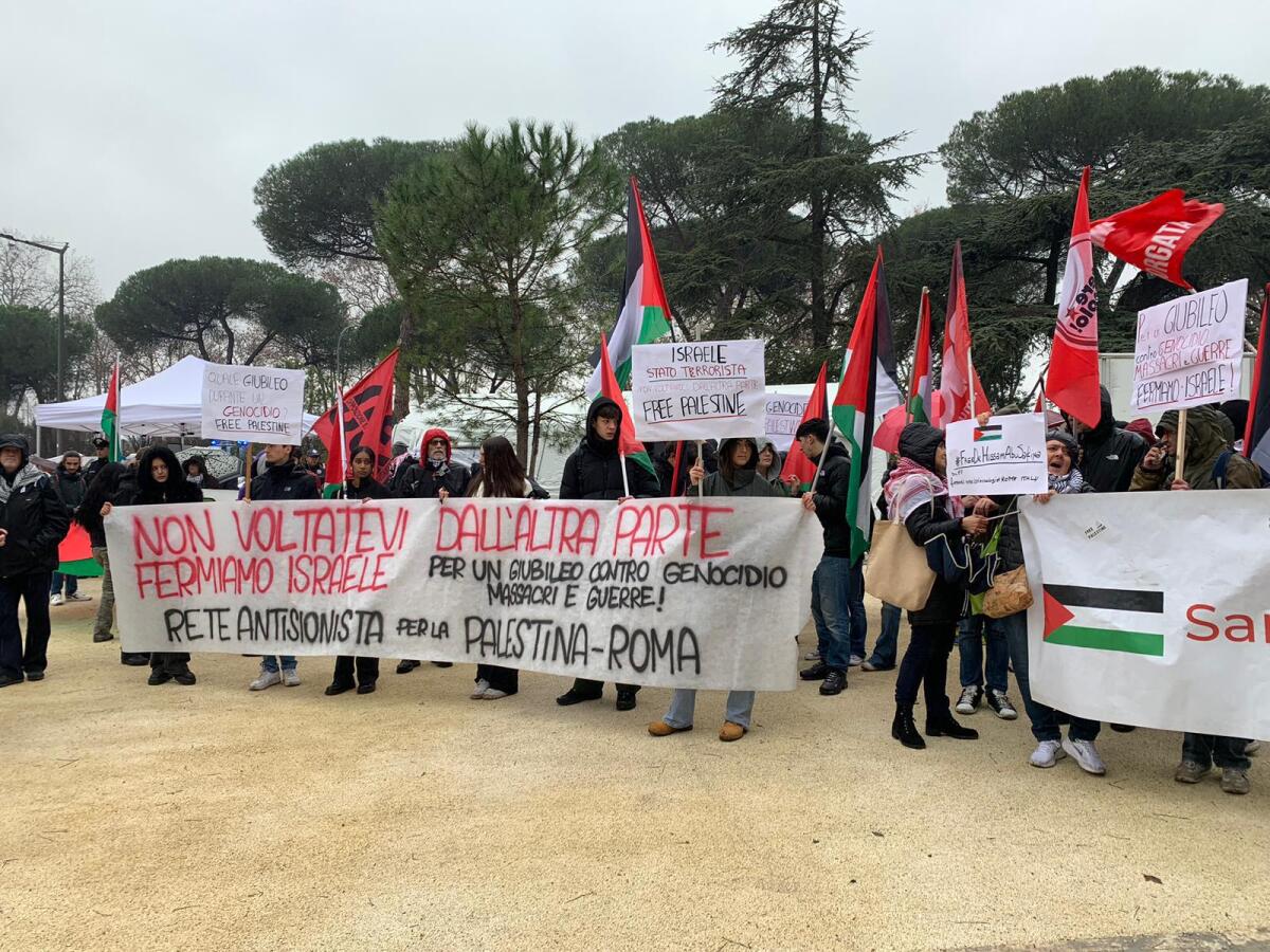 Studenti a Roma contro Israele: Giubileo contro genocidio - 