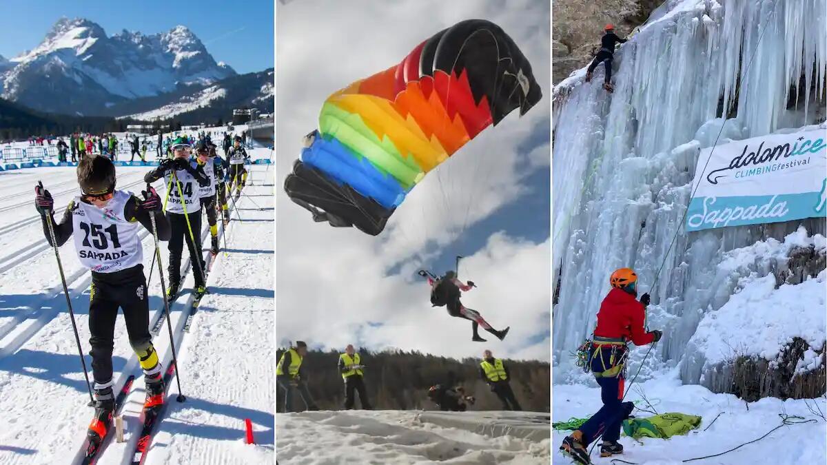 Coppa del Mondo di Parachute-Ski, Dolomice e Ski For Fun: un weekend "glaciale" a Sappada -
