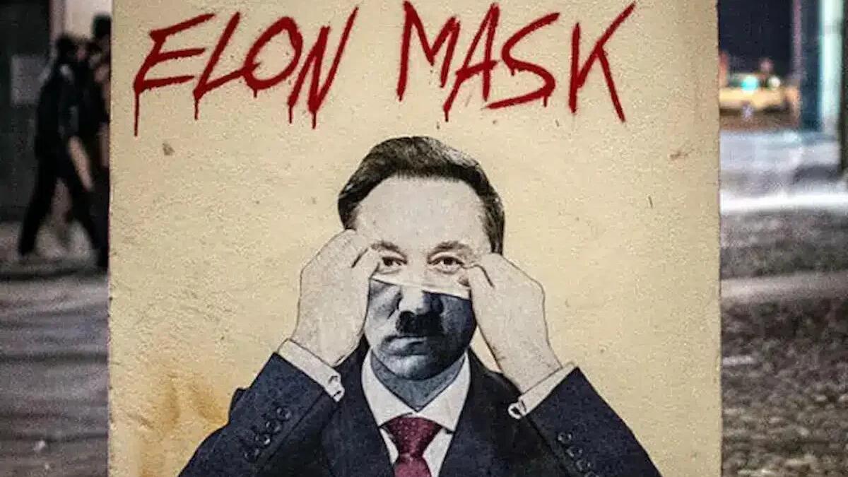 Ecco "Elon Mask" su un muro a Padova nella street art provocatoria di Evyrein - 
