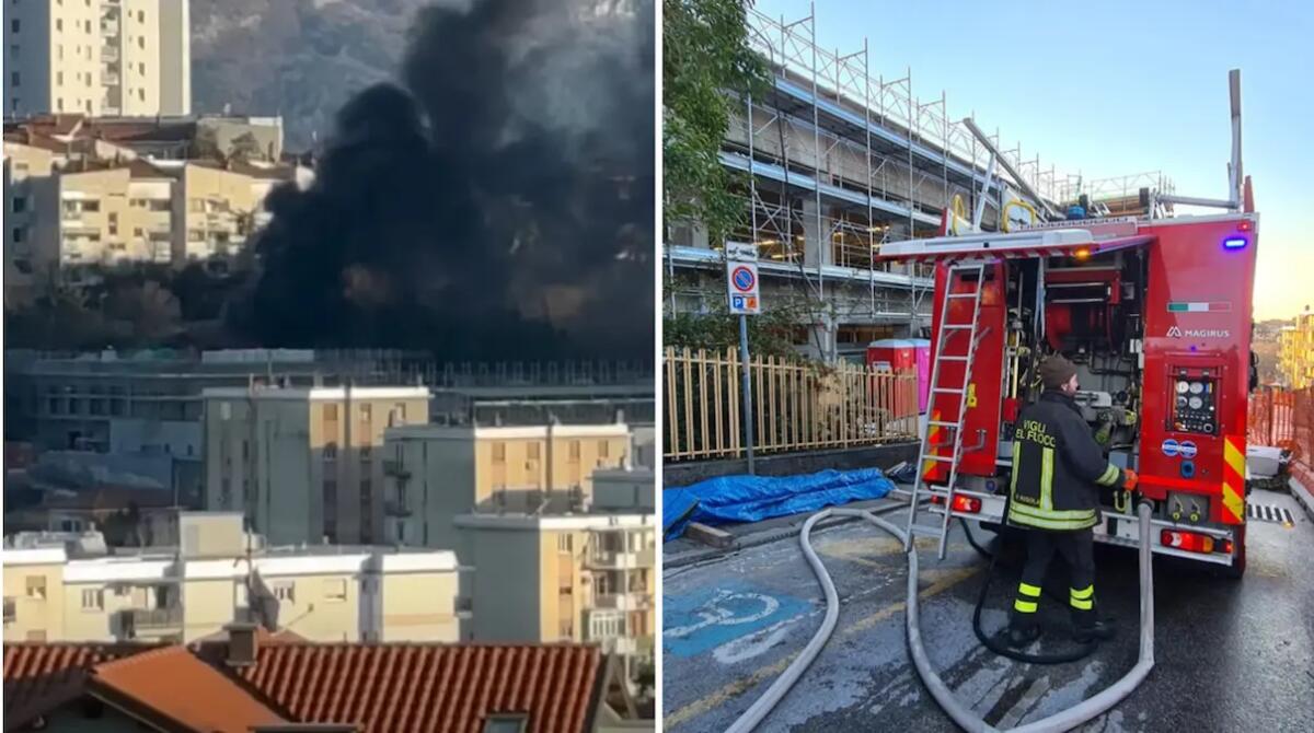 Paura in una scuola a Trieste: scoppia un incendio sul tetto, evacuati gli alunni di una classe - 