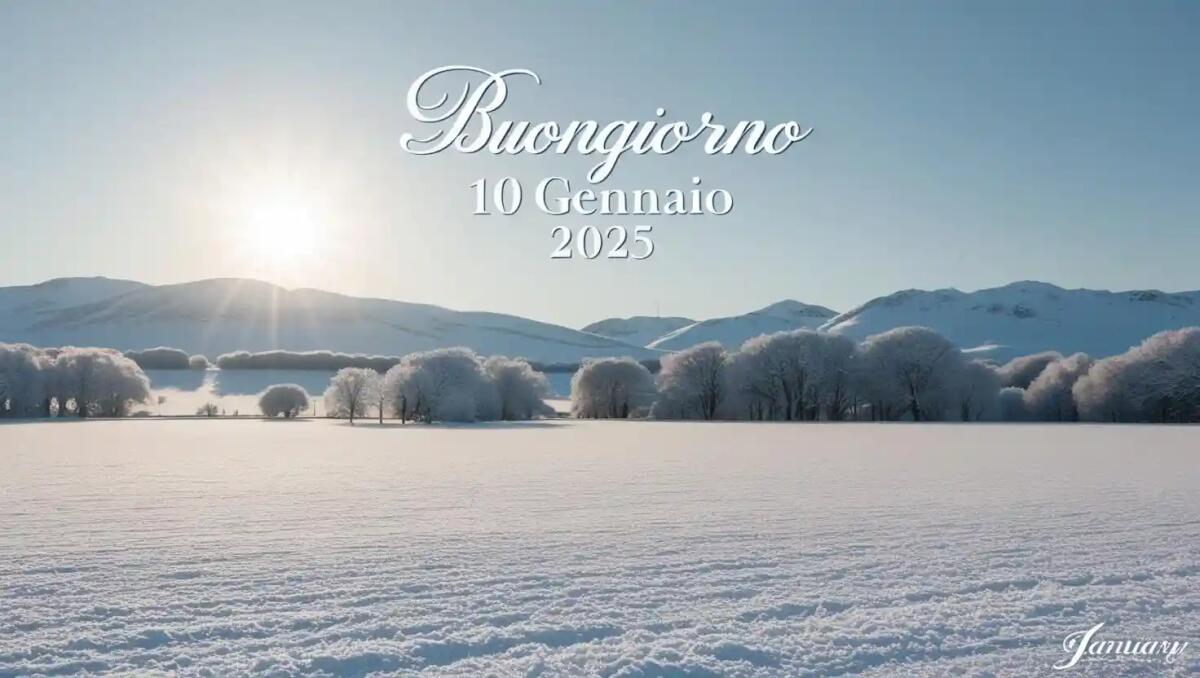 Immagini e frasi di buongiorno venerdì 10 gennaio 2025: ecco quali condividere - 