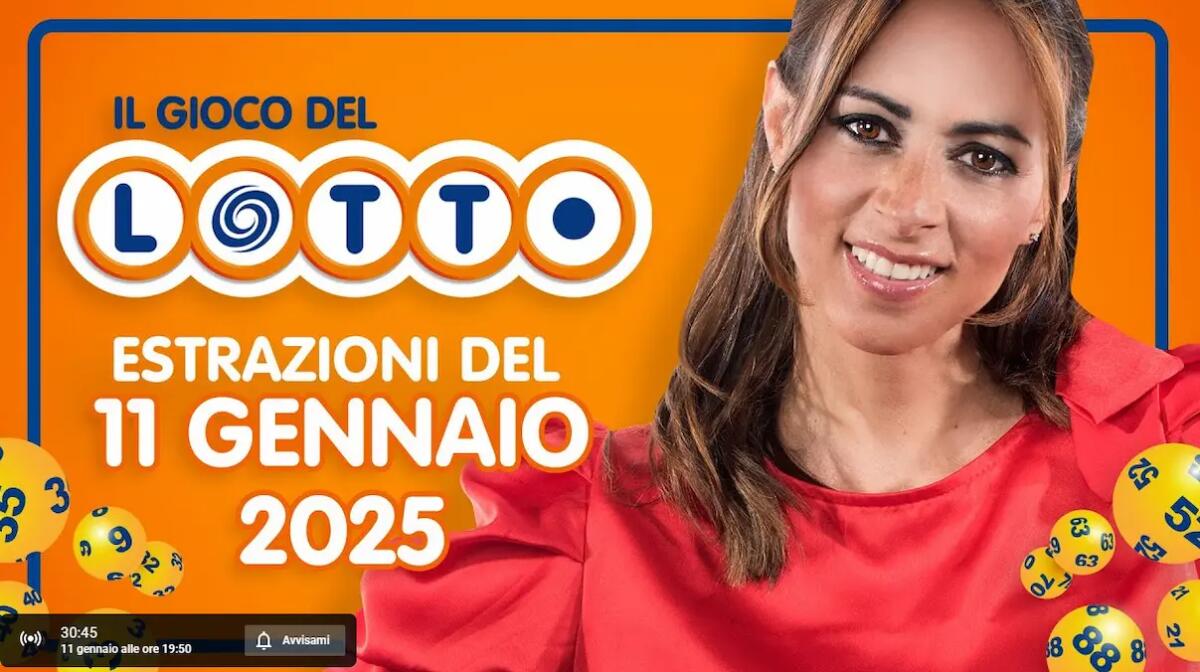 Estrazione Lotto, Superenalotto e 10eLotto di oggi 11 gennaio 2025: i numeri vincenti - 