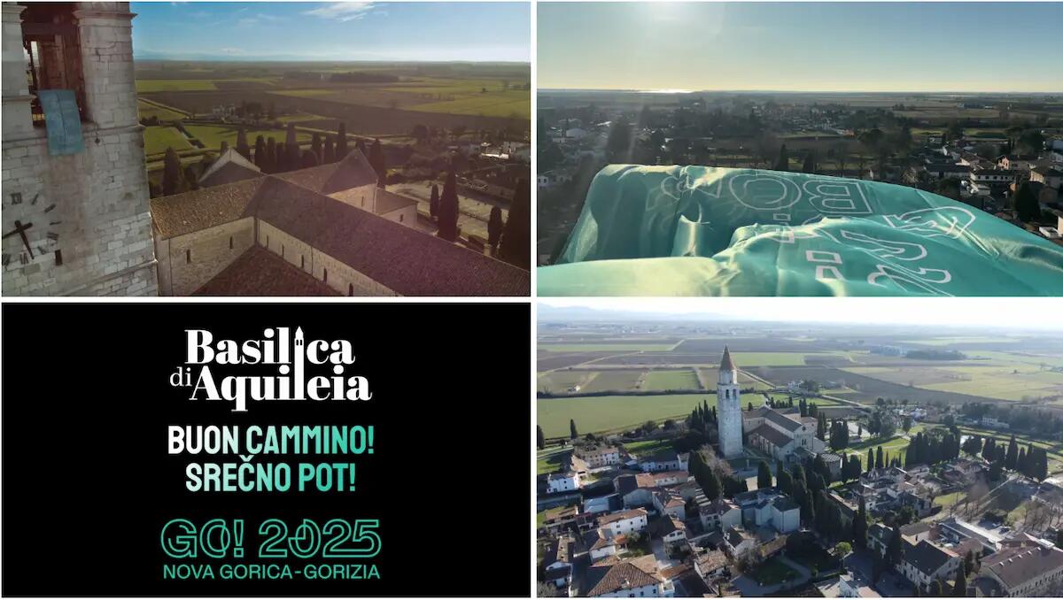 Tutto è pronto per Go!2025: la Basilica di Aquileia saluta l'inaugurazione dall'alto del campanile - 