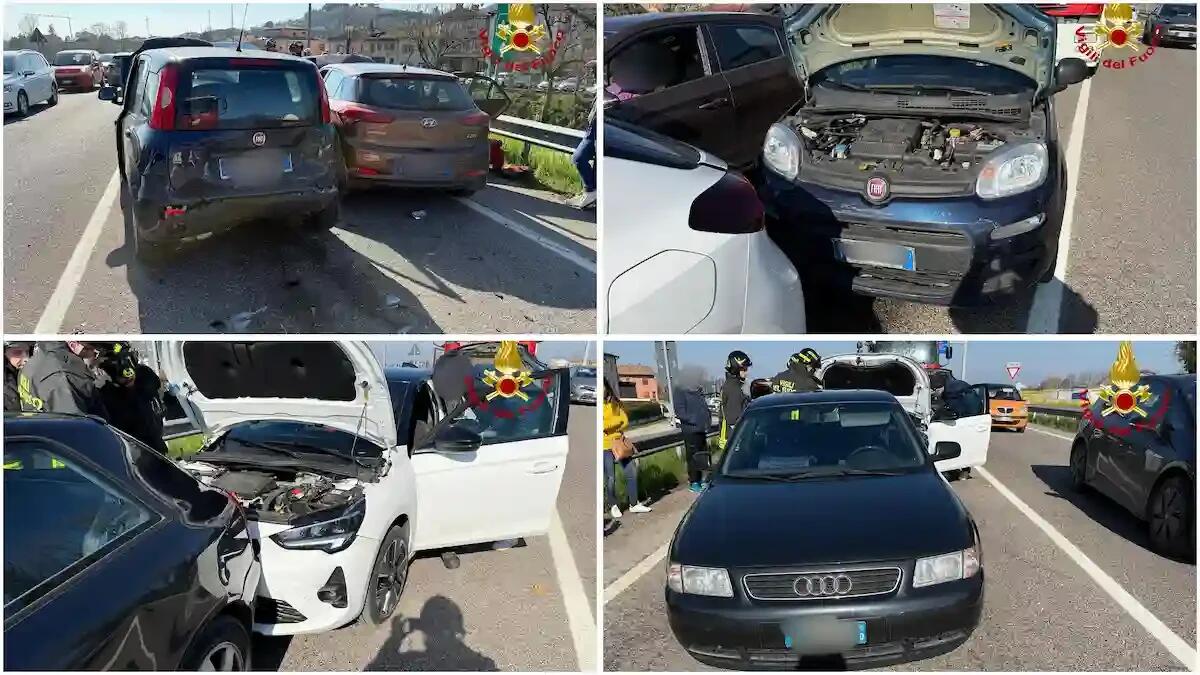 Longare, scontro tra quattro auto in via Roma: una donna ferita - 