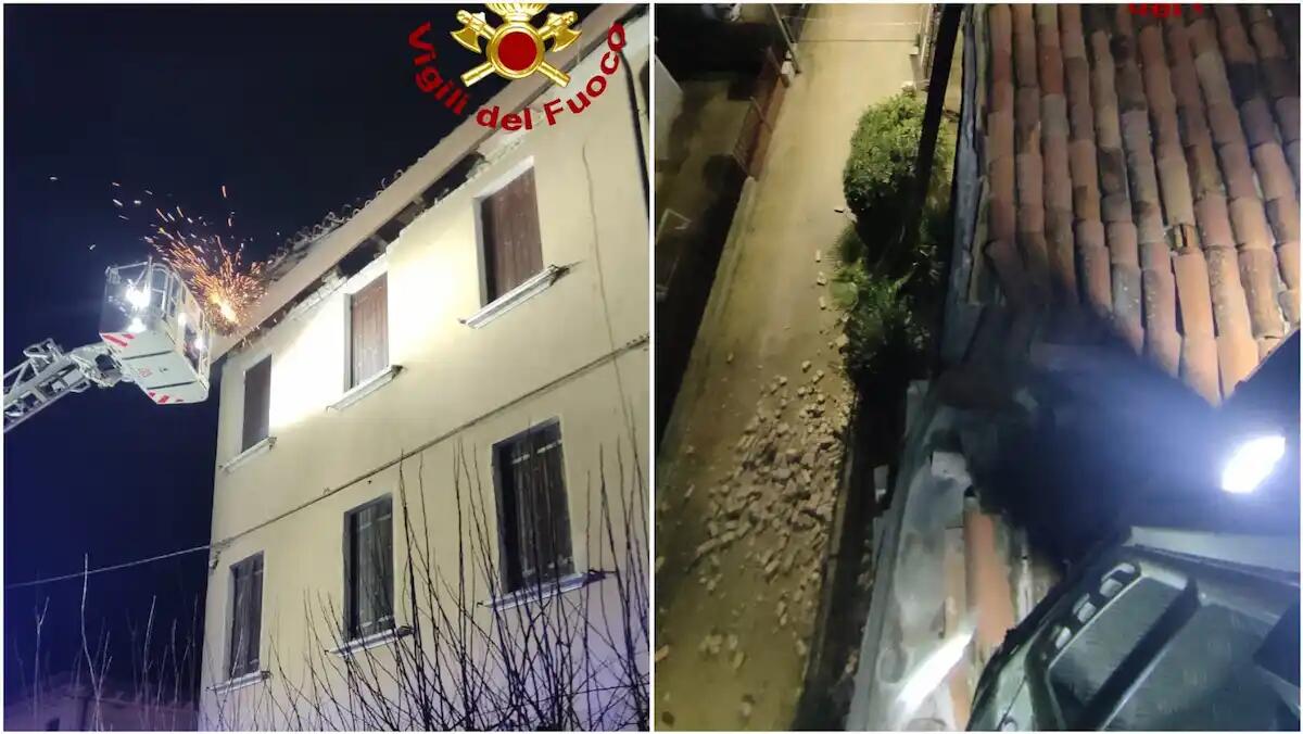 Paura a Mestre, crolla parzialmente il tetto di una palazzina a tre piani: stabile evacuato - 