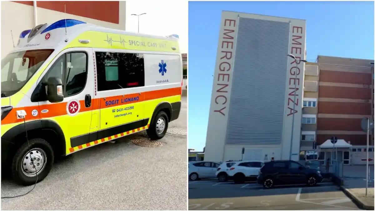 Violenza in ambulanza a Latisana, nuova aggressione al personale sanitario: 2 feriti - 