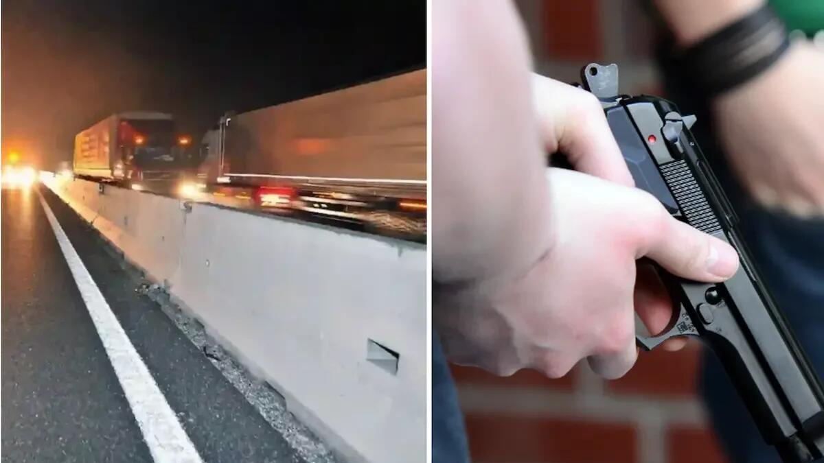 Lite per mancata precedenza finisce in sparatoria: guardia giurata insegue un furgone e gli spara - 