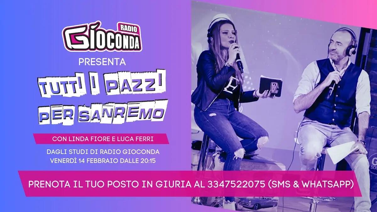 Sanremo si accende su Radio Gioconda con “Tutti i pazzi per Sanremo” - 