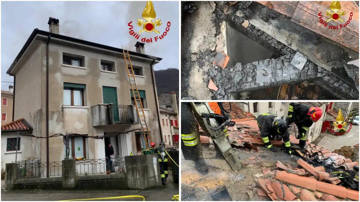 Vittorio Veneto, rogo in un'abitazione: nessun ferito ma danni gravi - 