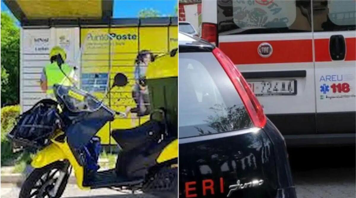 Auto gli taglia la strada, lui sterza di colpo e finisce contro la segnaletica stradale: ferito postino 22enne - 