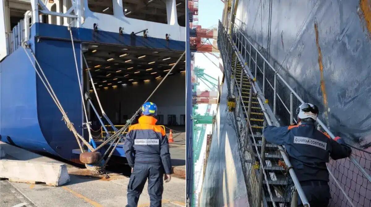 Non rispettavano le norme per la sicurezza marittima: sequestrate 5 navi straniere, multe per 21mila euro - 
