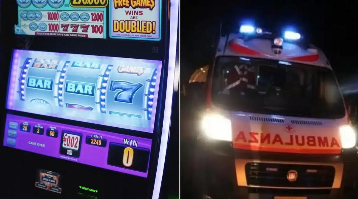 Panico in sala slot: uomo ferito al collo da un'arma da taglio, finisce all'ospedale in codice rosso - 