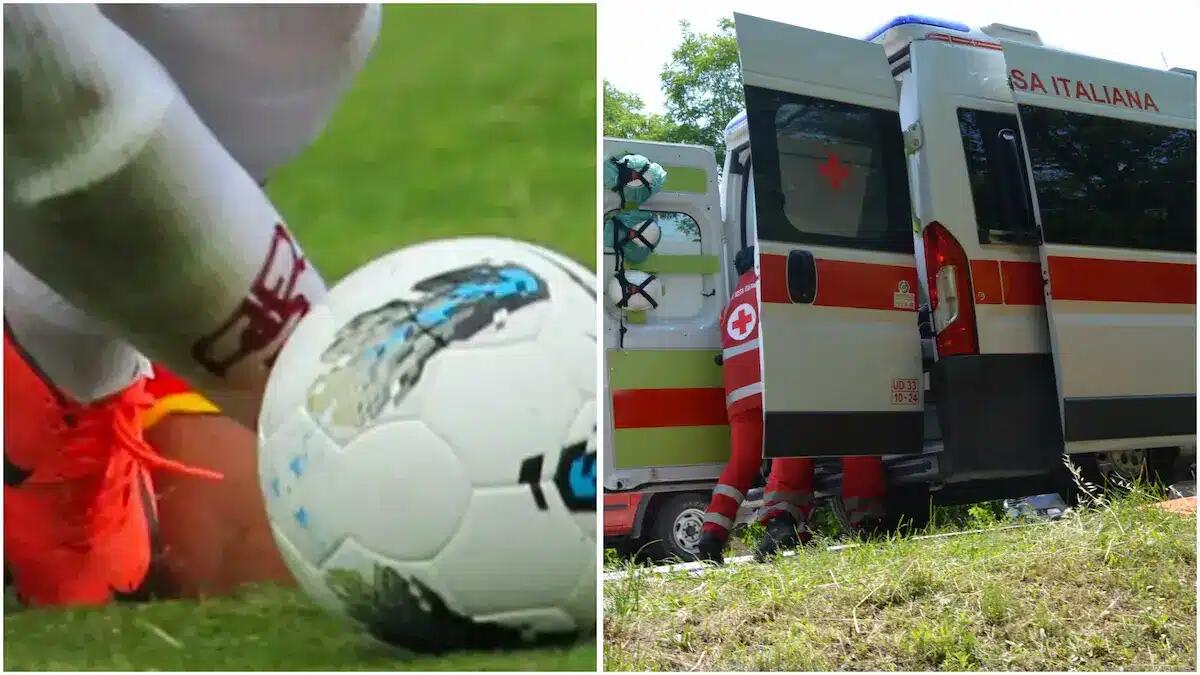 Paura in campo: 16enne si accascia a terra privo di sensi dopo uno scontro, soccorso con il defibrillatore - 