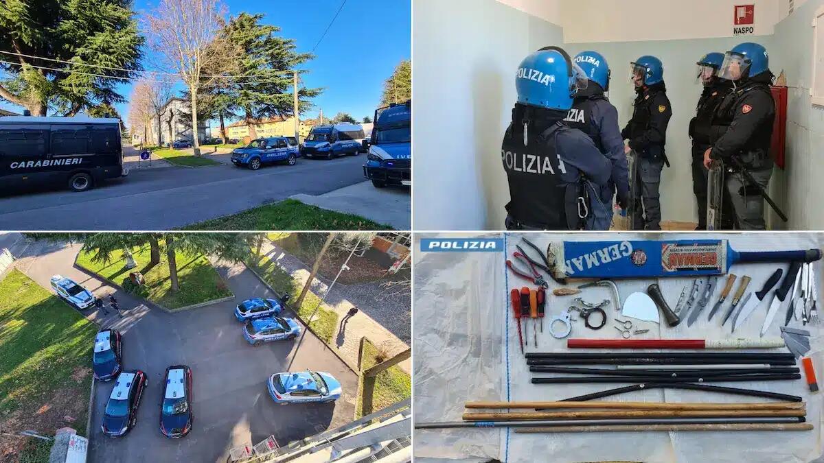 Blitz in 2 strutture di accoglienza per minori stranieri: trovate 50 armi, coltelli, bastoni, mazze e lame - 