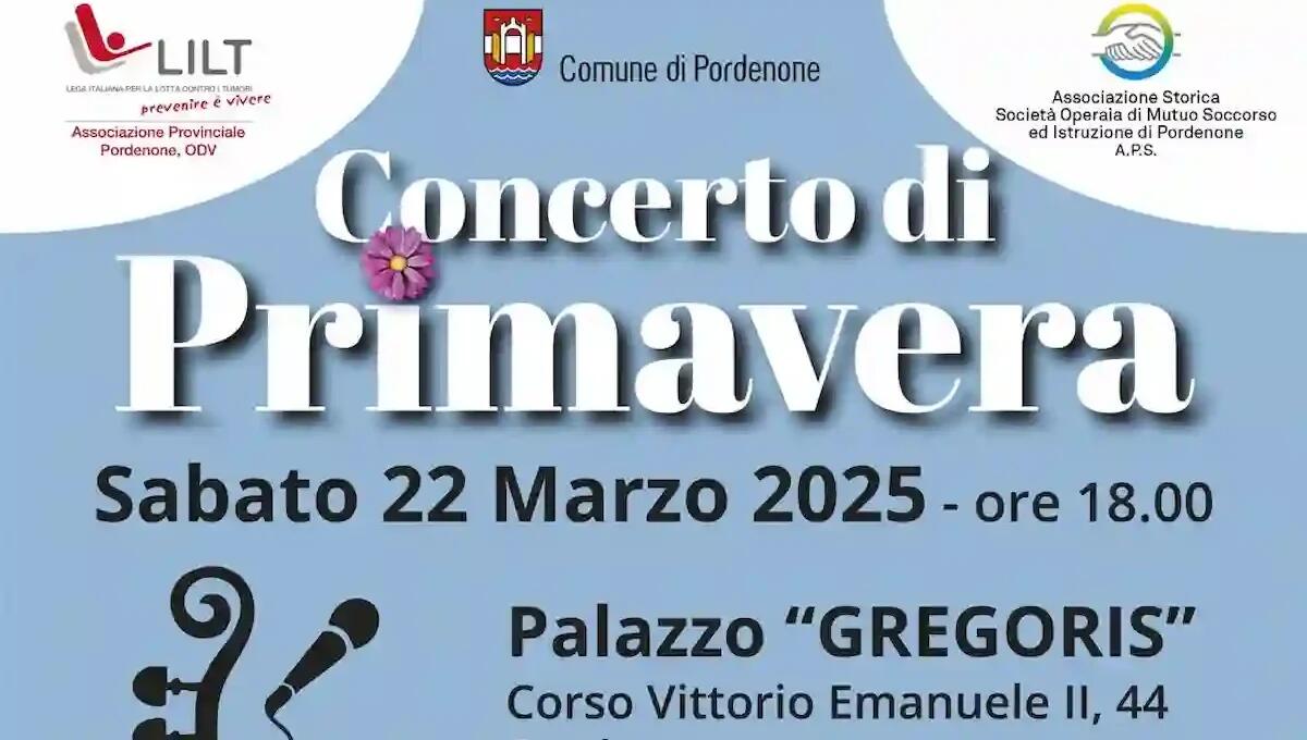 Pordenone, Palazzo Gregoris ha ospitato il Concerto di primavera della Lilt - 