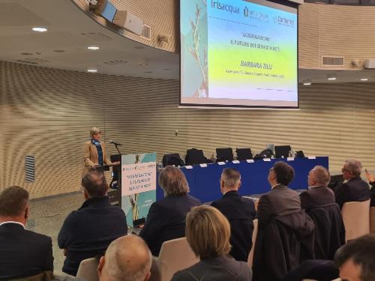 Assessore a convegno Irisacqua: tavolo coordinamento servizi efficienti - 