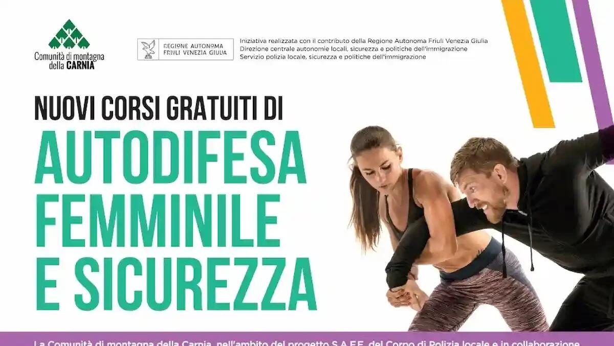 Corsi gratuiti di autodifesa femminile e sicurezza in Carnia – Iscriviti ora - 