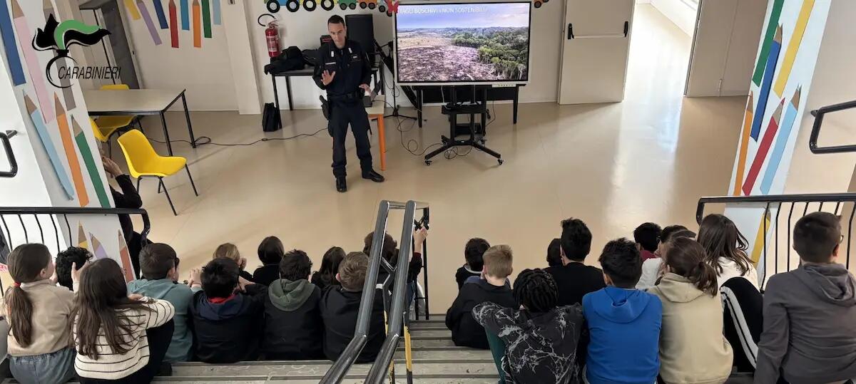 Carabinieri Forestali educano i bambini di Cividale sulla tutela delle foreste - 