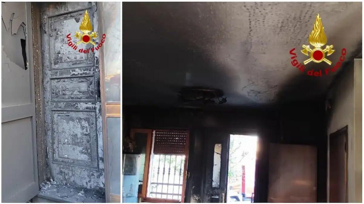 Brucia la casa dell'ex, poi fugge: la donna e il nuovo compagno lo beccano e si scatena la rissa - 