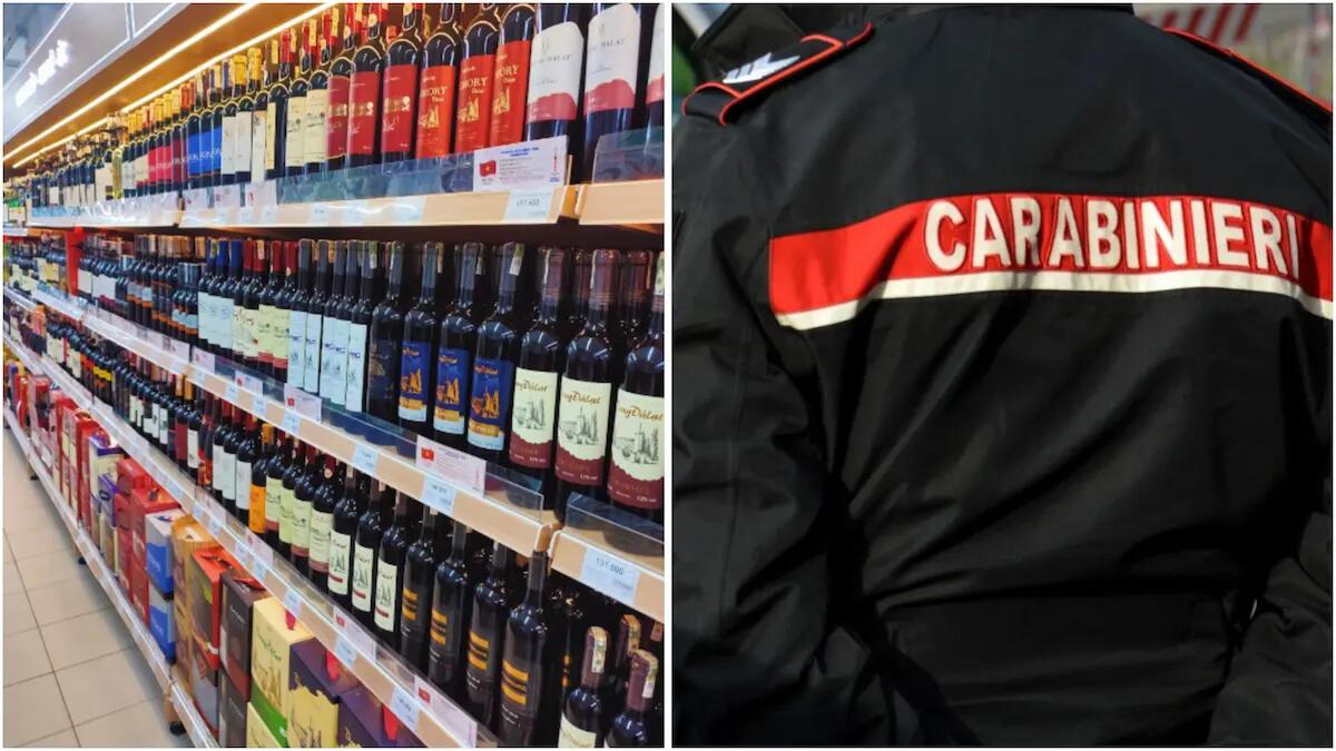 Rubano 60 bottiglie di liquori e prendono a pugni il titolare: tre giovani arrestati e portati in carcere - 