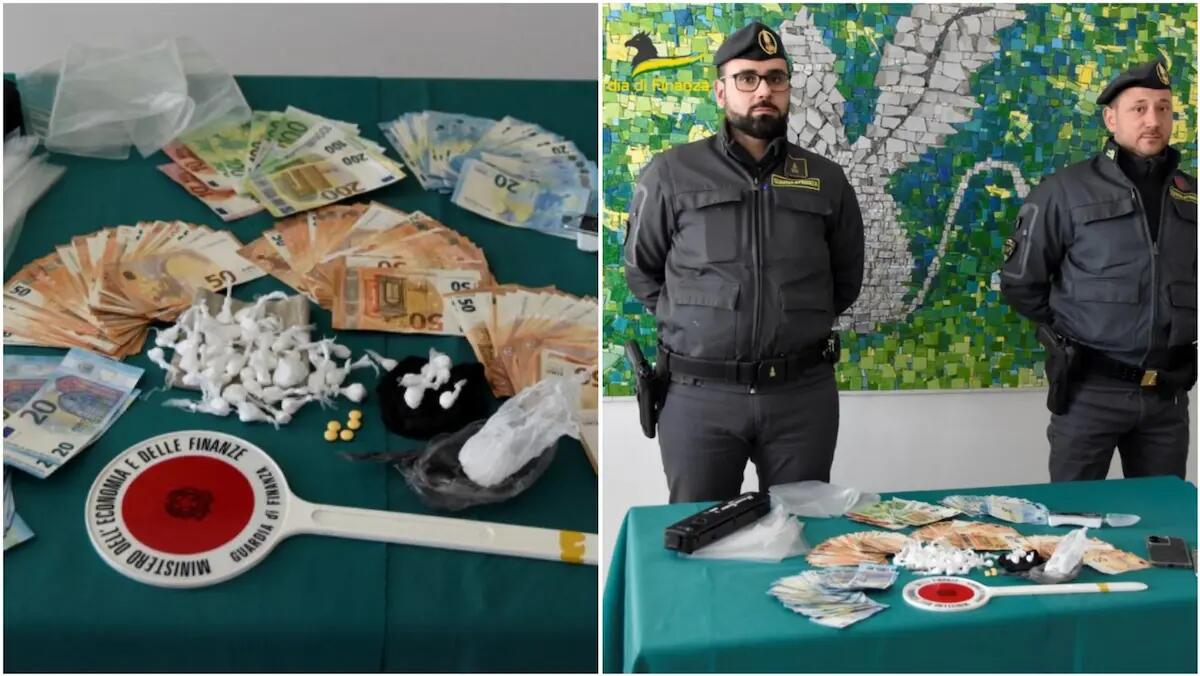 Girava in auto con  la droga, a casa i finanzieri trovano il resto: arrestato un giovane - 