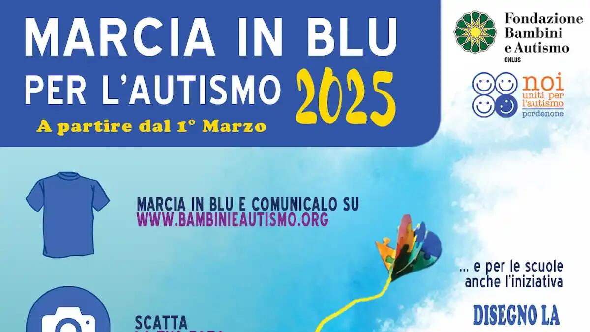 Marcia in Blu 2025: Torna l'iniziativa per sensibilizzare sull'autismo a Pordenone - 