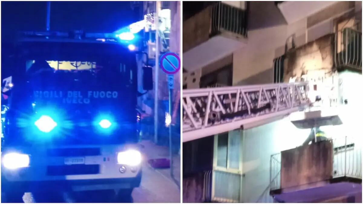 Piano cottura della cucina prende fuoco durante la notte: paura tra i residenti, appartamento inagibile - 