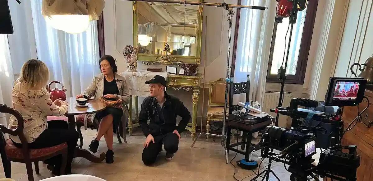 Venezia set del cinema internazionale di Rosario Brucato: "The Evil Brooch" girato a Villa Malvolti -