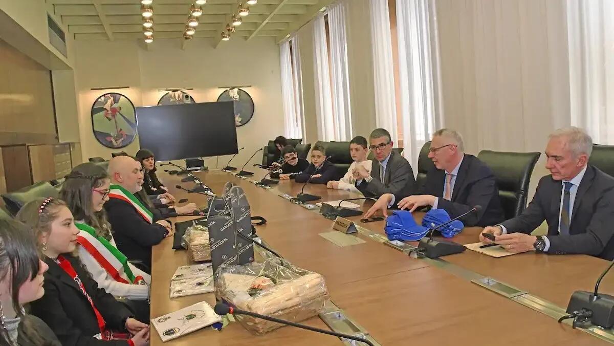 Roberti supporta il Consiglio Comunale dei Ragazzi di Forgaria nel Friuli a Trieste - 