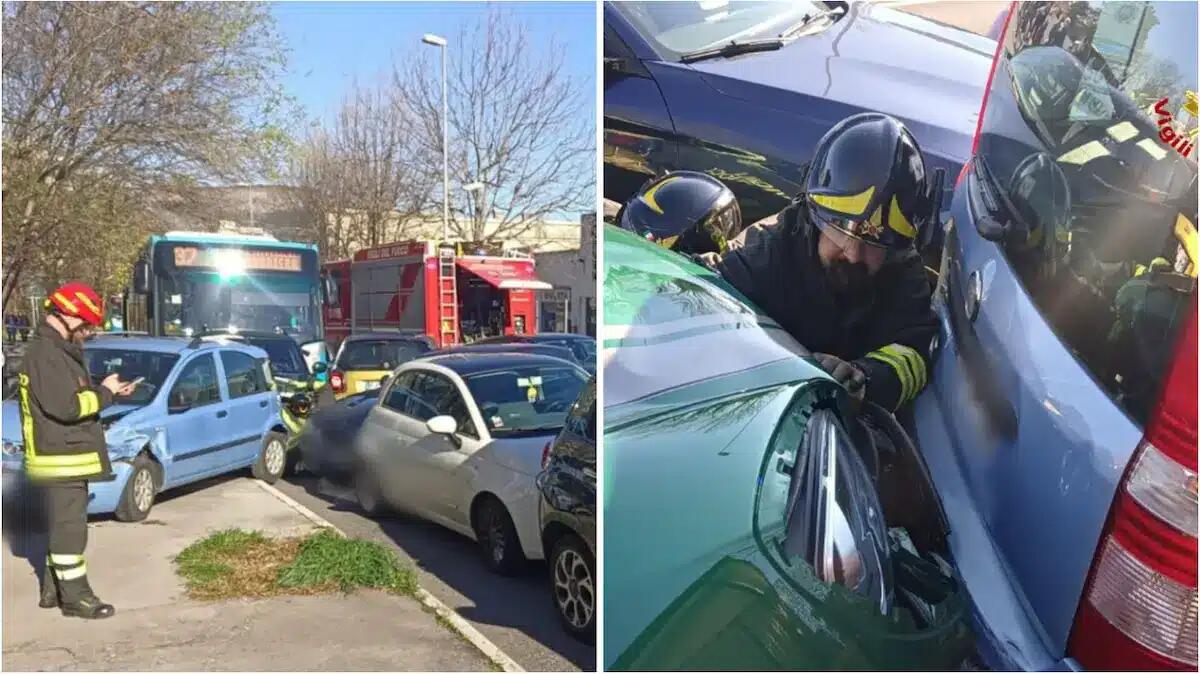 Maxi incidente a Trieste, l'autista accusa un malore e il bus si schianta contro sette auto: 9 feriti soccorsi - 