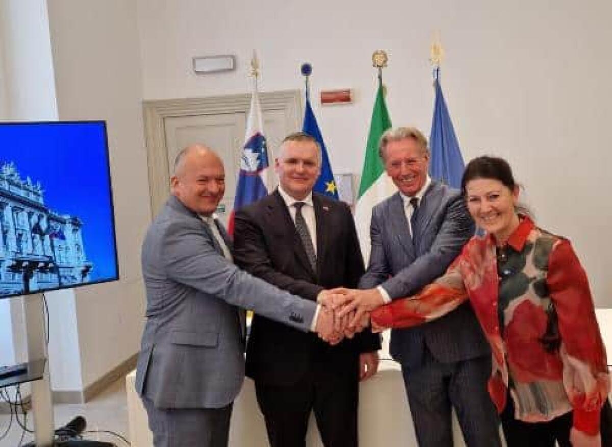 Partnership Arpa-Arso per la tutela dell'ambiente: firma accordo a Trieste con il ministro sloveno Bojan Kumer - 