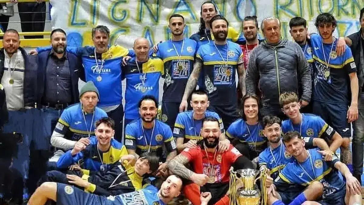 Lignano Sabbiadoro celebra la promozione della New Team Città di Lignano in Serie B - 