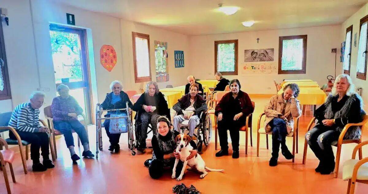 Nella RSA di Risano il sorriso arriva grazie alla Pet Therapy - 