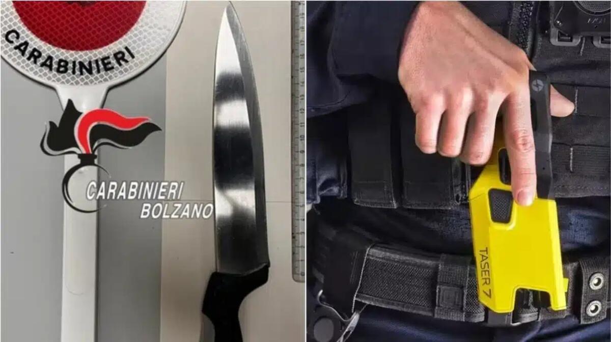 Figlia in delirio, genitori chiamano i Carabinieri: al loro arrivo, lei cerca di accoltellarli, fermata col taser - 