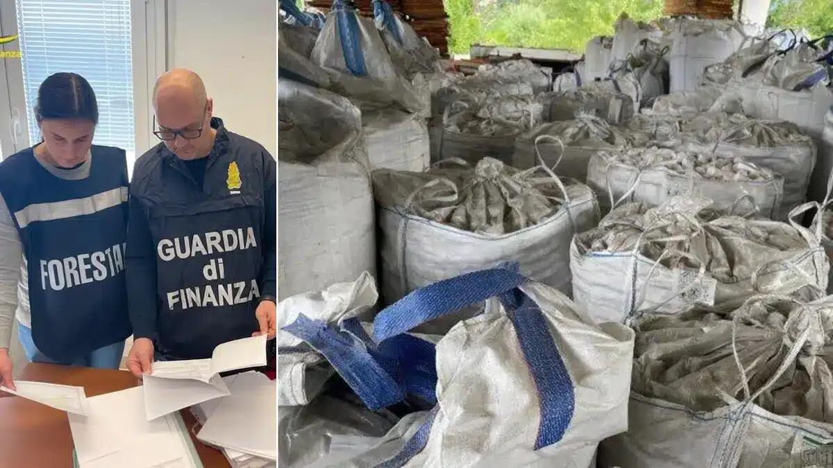Scoperta maxi discarica abusiva: sequestrati 300 big bags di rifiuti - 