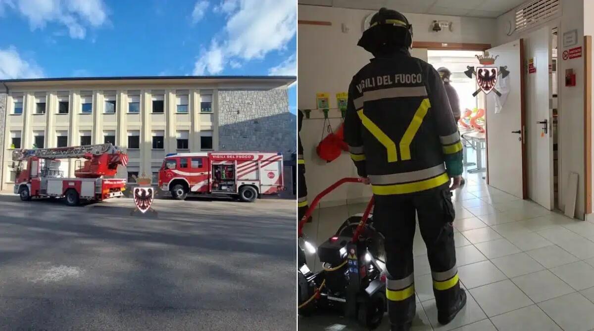 Le fiamme divampano dal quadro elettrico della scuola: evacuato l'intero istituto - 