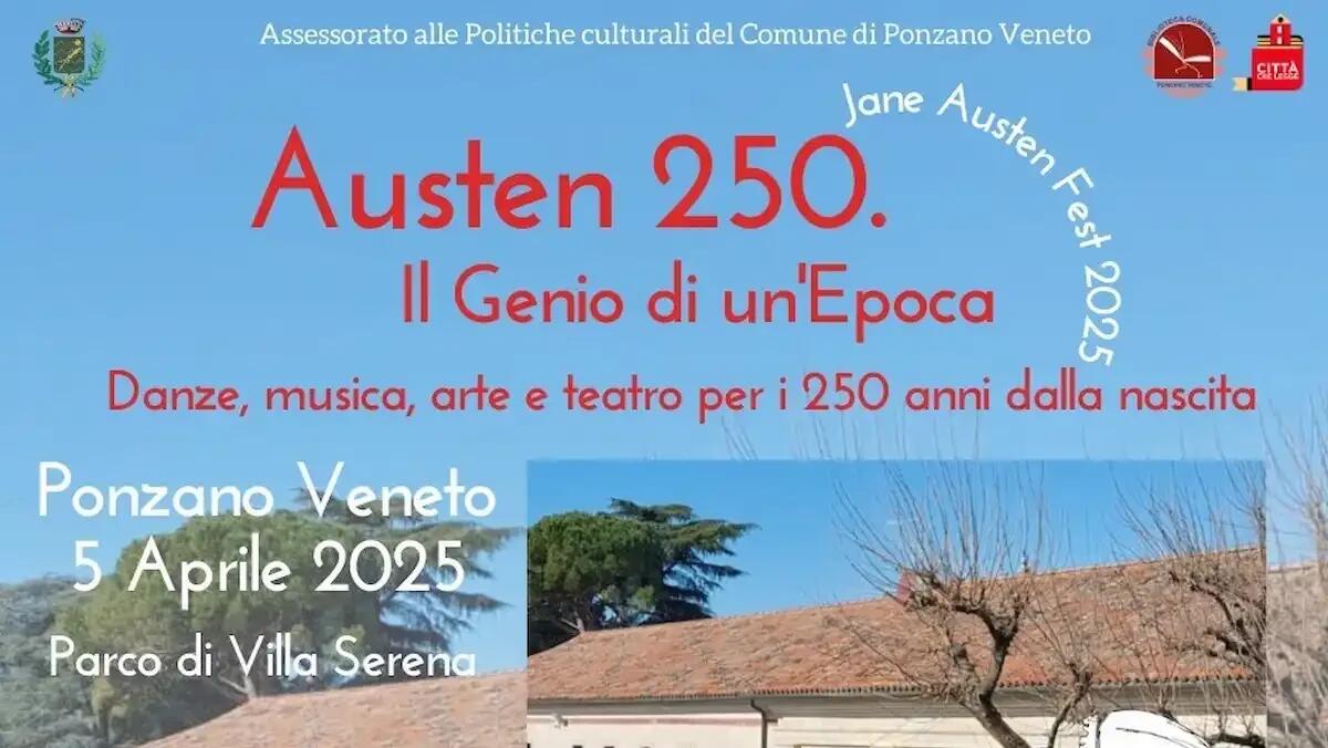 Il Jane Austen Fest 2025 celebra i 250 anni dalla nascita della scrittrice a Ponzano Veneto -