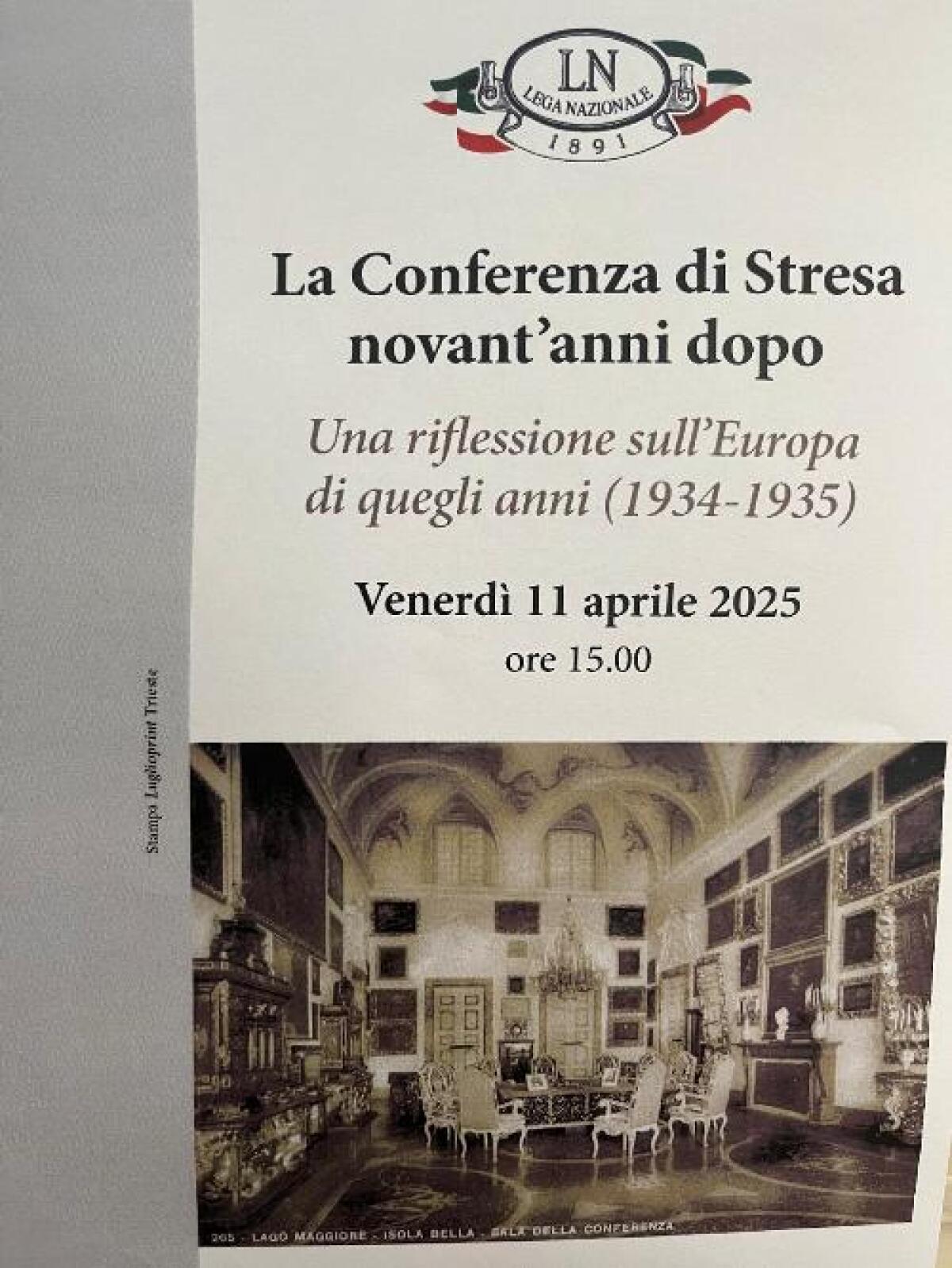 Conferenza di Stresa: le similitudini con il presente - 