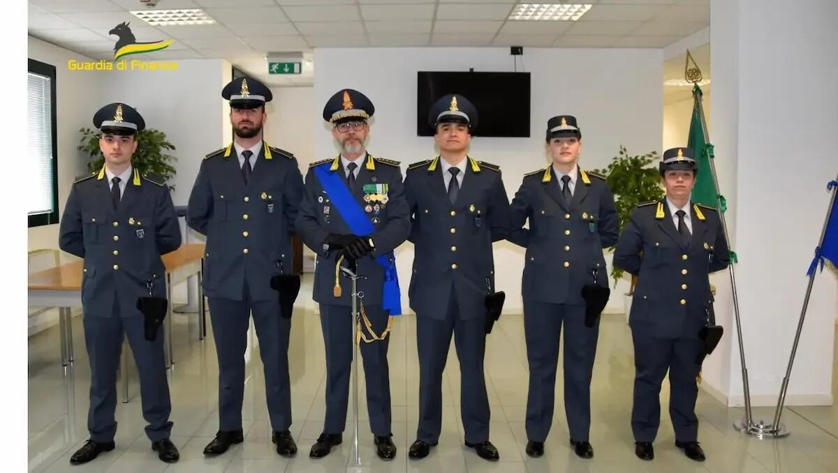 Nuove Fiamme Gialle a Pordenone, cinque nuovi finanzieri giurano fedeltà alla Repubblica -