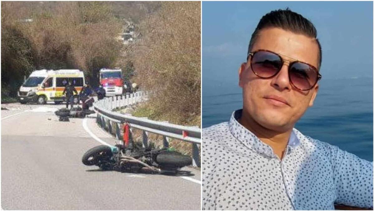 Tragico incidente in moto: morto il 39enne Alessandro Germinelli di Pertegada, ferito un 23enne - 