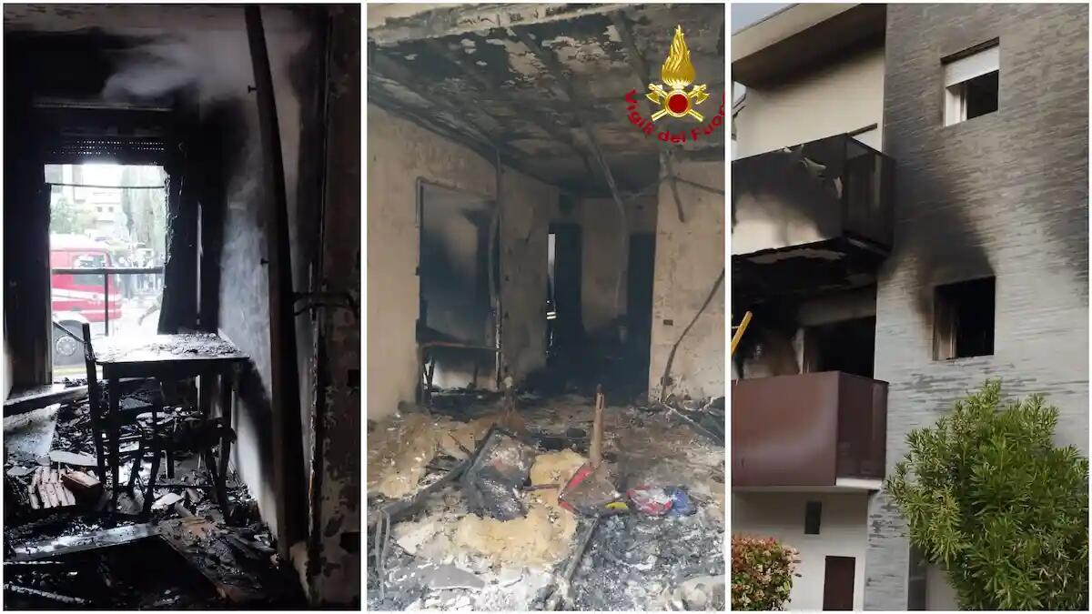 Appartamento in fiamme, due donne tratte in salvo dal vicino: palazzina dichiarata inagibile - 