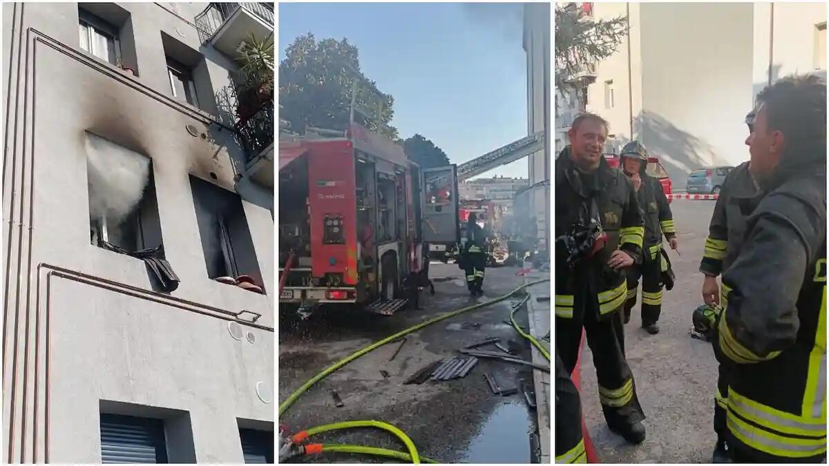 Divampano le fiamme, una palazzina evacuata: tre persone rimaste intossicate e portate in ospedale - 