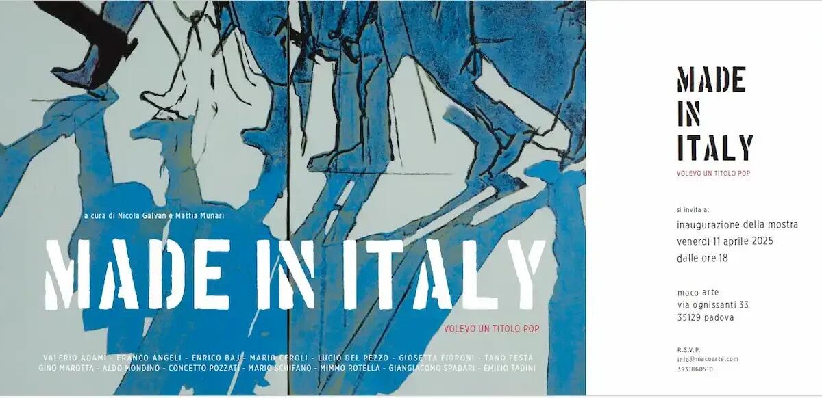 Padova ospita "Made in Italy", un viaggio alla scoperta della Pop Art italiana -